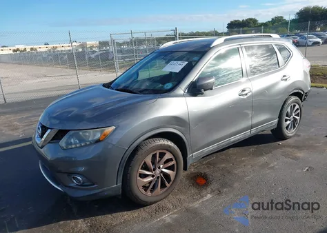 2016 Nissan Rogue Sl z USA, uszkodzony, nr VIN 5N1AT2MT7GC749765